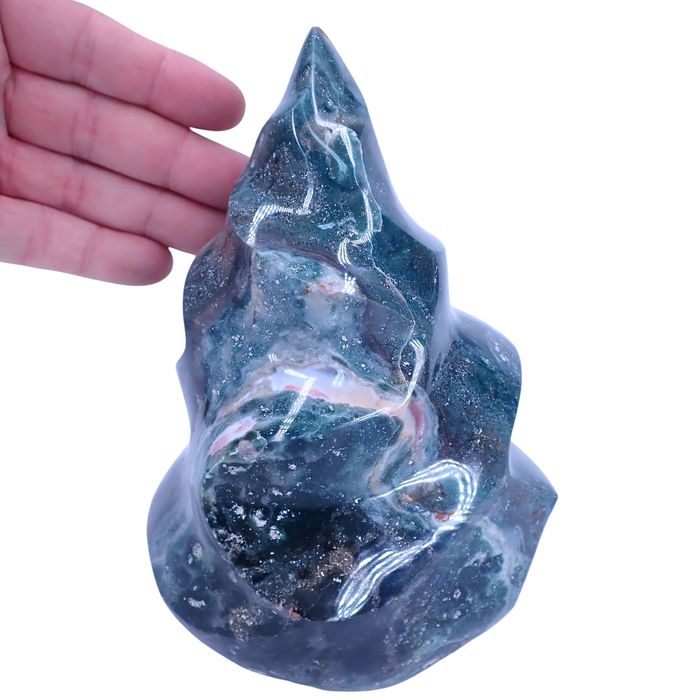Llama de jaspe muy rara A ++ natural muy artística