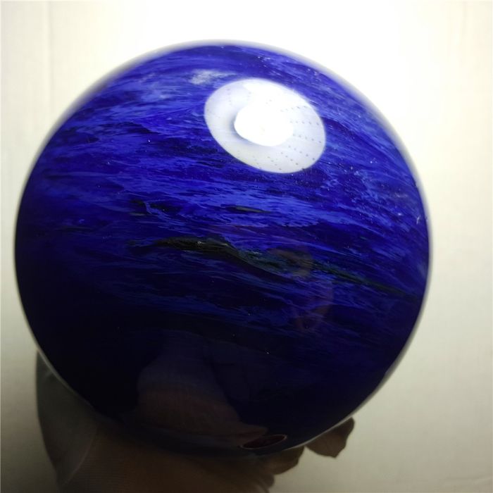 Esfera de cuarzo de alta calidad azul cielo Esfera de cuarzo de cristal de piedra de fundición azul