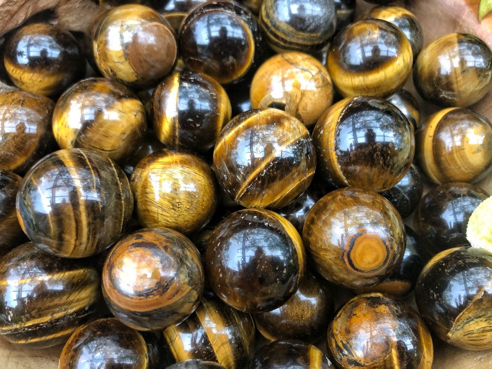 High quality crystal ball natural tiger eye round