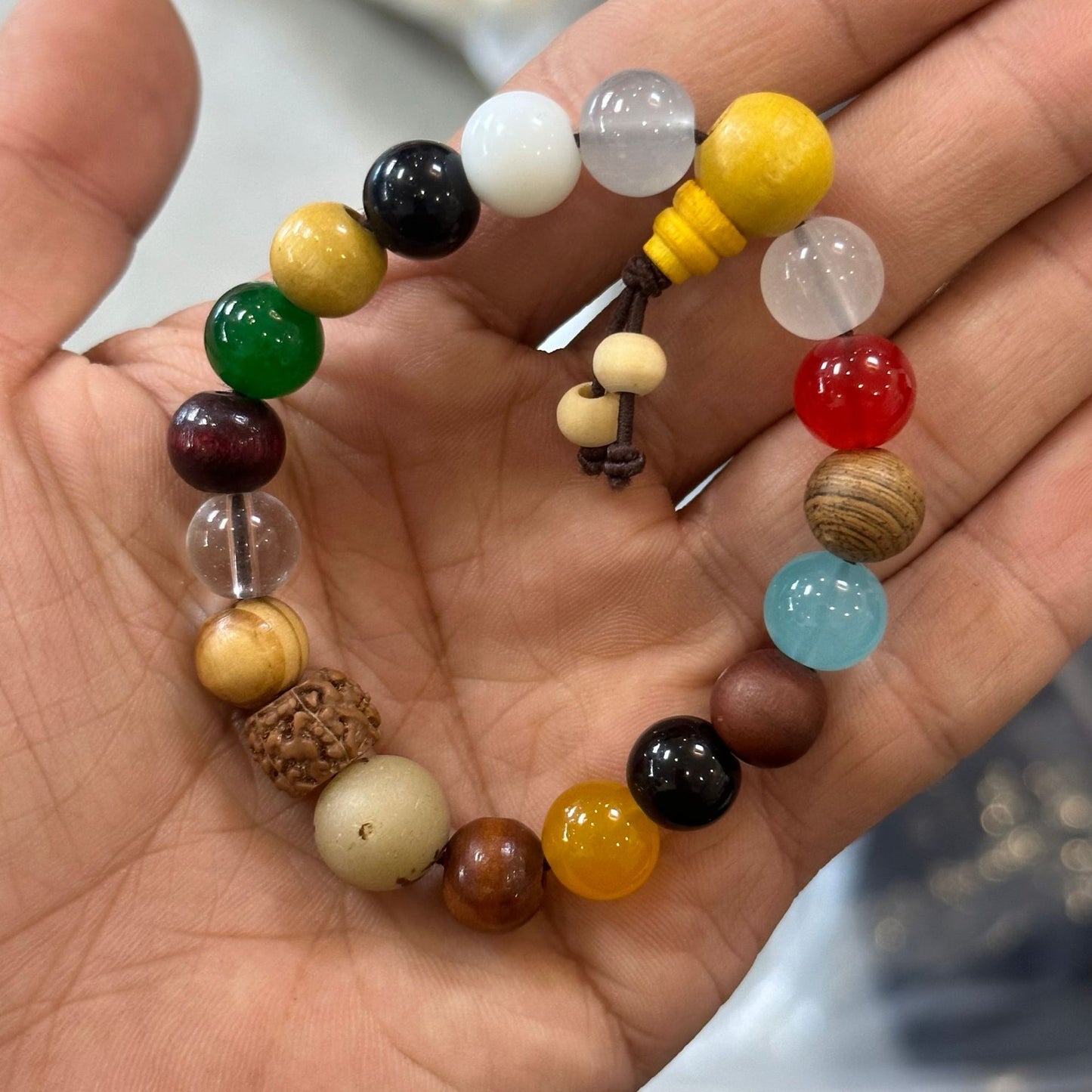 New Lingyin 18 Seeds Bodhi Seeds Bracelet Bracelets for Men and Women/Couple Duobao18Seed Buddha Beads Crafts Ornament