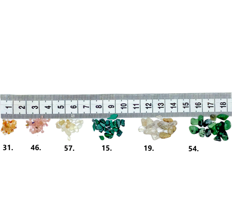 Mini Gemstones Chips Precious Polished Natural Healing Crystal Tiny 200 Pieces A