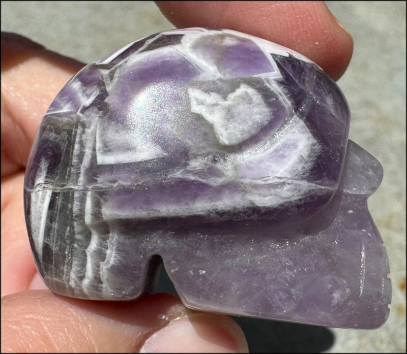 Synergy 7 / "Melody&apos;s Stone" CRYSTAL SKULL - Healing work, Balance Chakras
