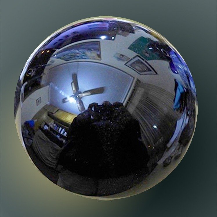 Obsidian sphere Black Mexican Polished- 590 g