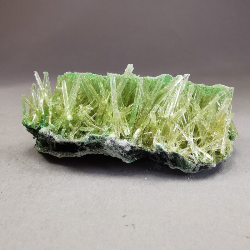 24.9 g RARE Gypsum var. Selenite w. Atacamite / Poland / Rough Crystal Specimen