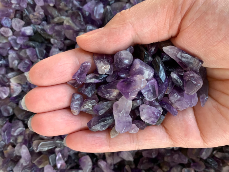 Grade A++ Semi Tumbled Gemstone Mini Chips 3 - 18 mm, Wholesale Bulk Lot