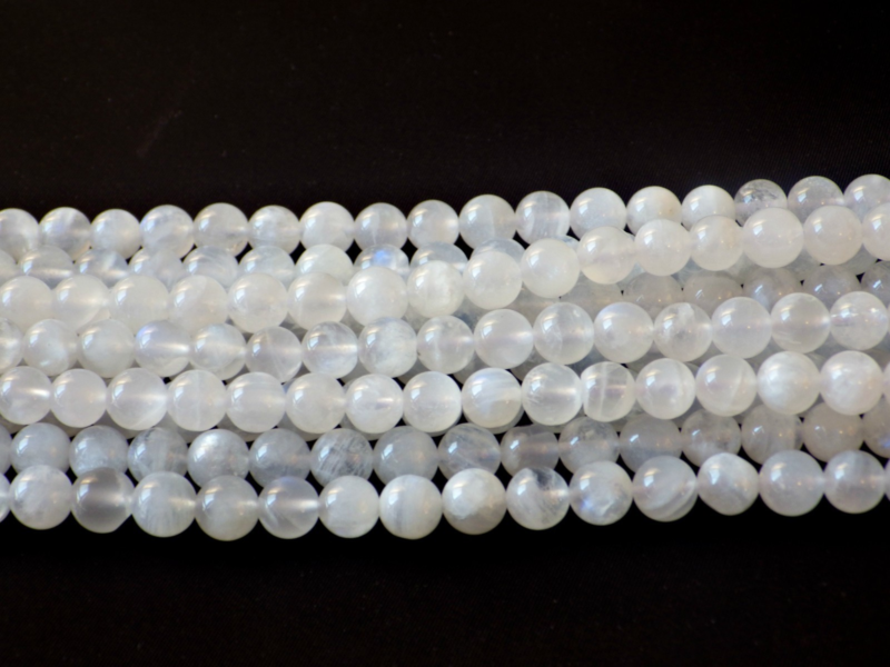 8mm Semi Precious Gemstone Rounds Beads for Jewellery Making (app. 46-50 beads)