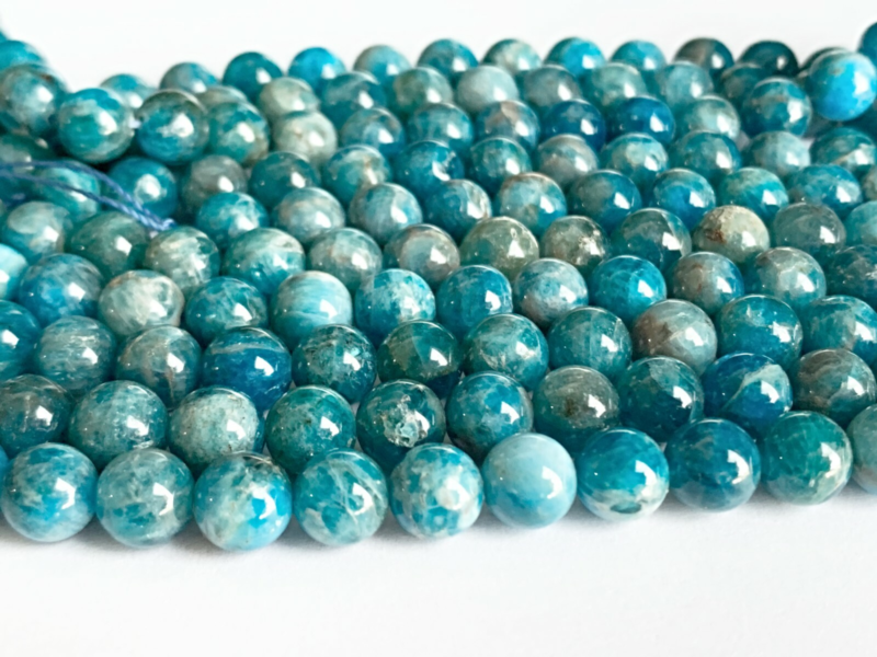 8mm Semi Precious Gemstone Rounds Beads for Jewellery Making (app. 46-50 beads)