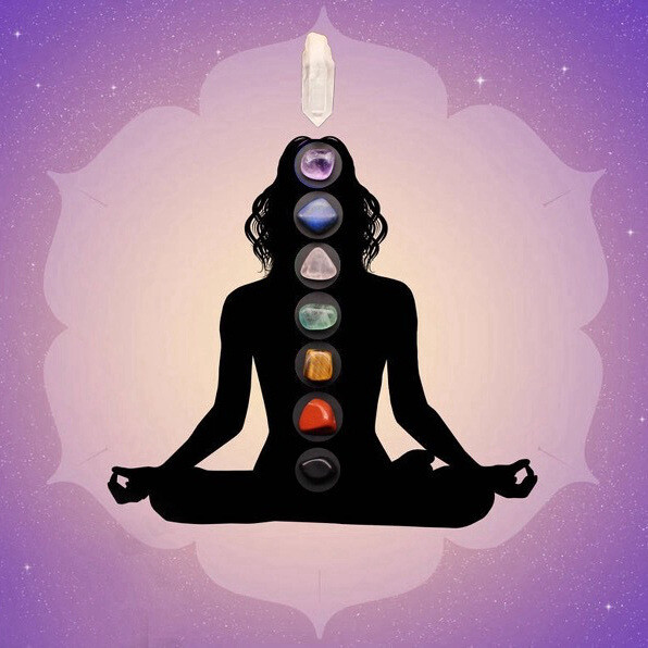 7 Chakra Healing Crystal Natural Quartz Reiki Balance Tumbled Stone Set W/ Pouch