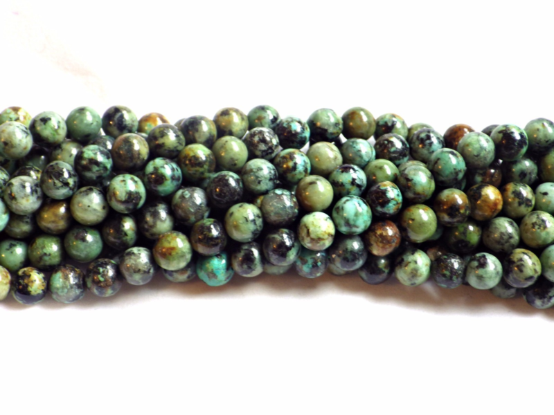 8mm Semi Precious Gemstone Rounds Beads for Jewellery Making (app. 46-50 beads)