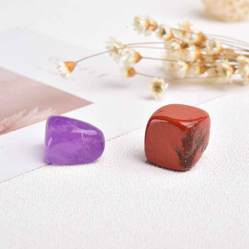 5Sets Natural Quartz Crystal Gemstone 7 Chakra Healing Balance Tumbled Stones