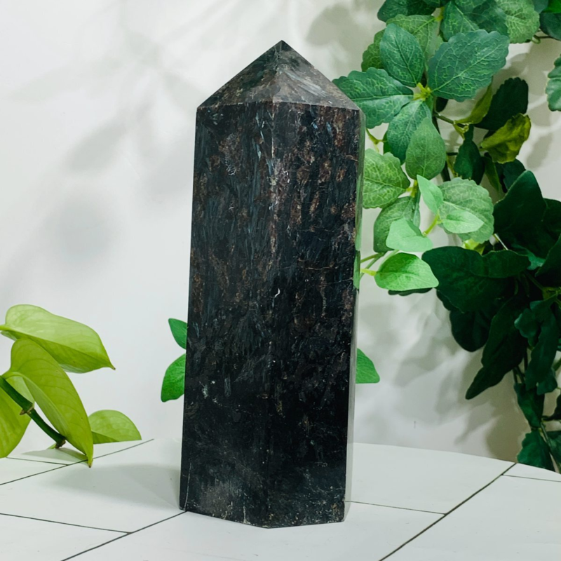 1758g Natural Firework Stone Quartz Obelisk Crystal Wand Point Tower Healing