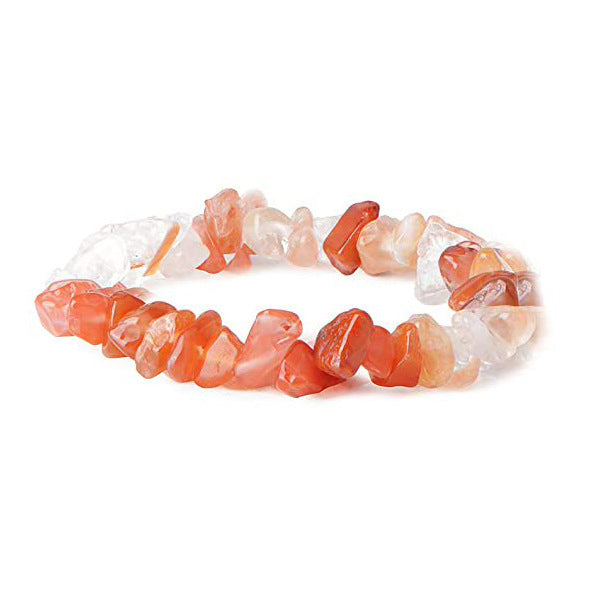 Colorful Natural Crystal Gravel Irregular Crystal Women's Bracelet