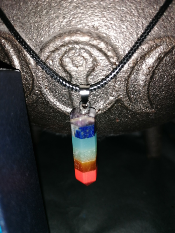 7 Chakra Bracelet Necklace set crystal Balancing Energy Healing Cleansing Body