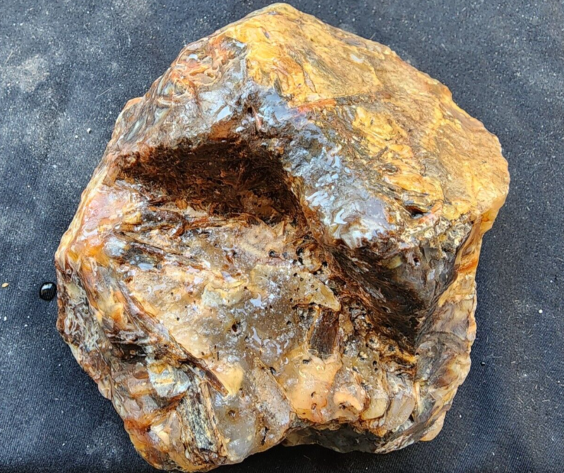 2.5 lbs (1.15 kg) Blue Agate Slab Quartzite, Raw Agate, Agate Rough Lapidary Materials