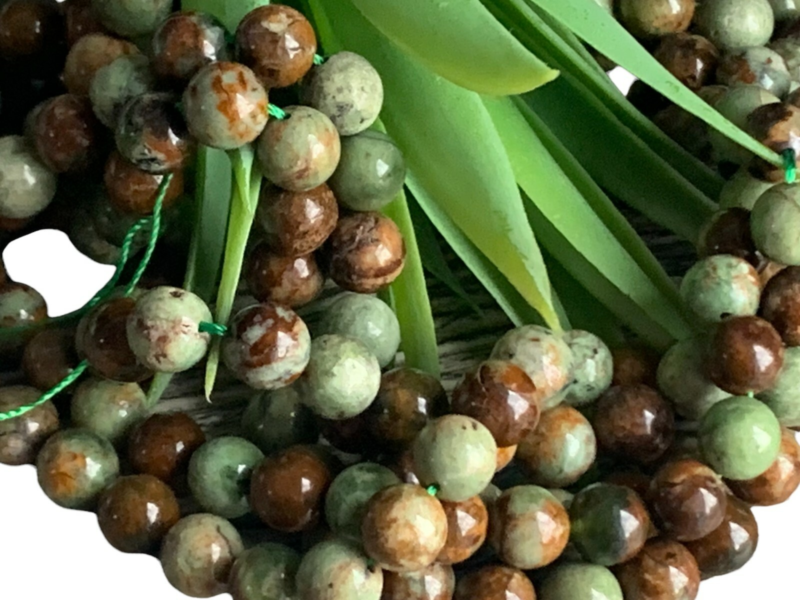 8mm Semi Precious Gemstone Rounds Beads for Jewellery Making (app. 46-50 beads)