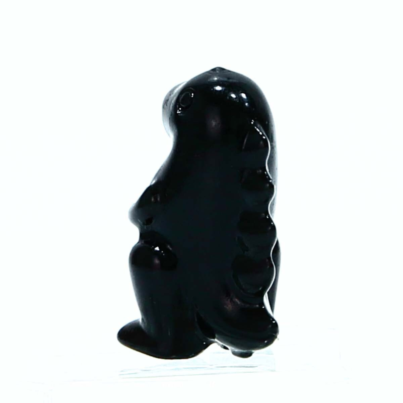 Natural handmade animal carving gem crystal carving folk crafts obsidian dinosau