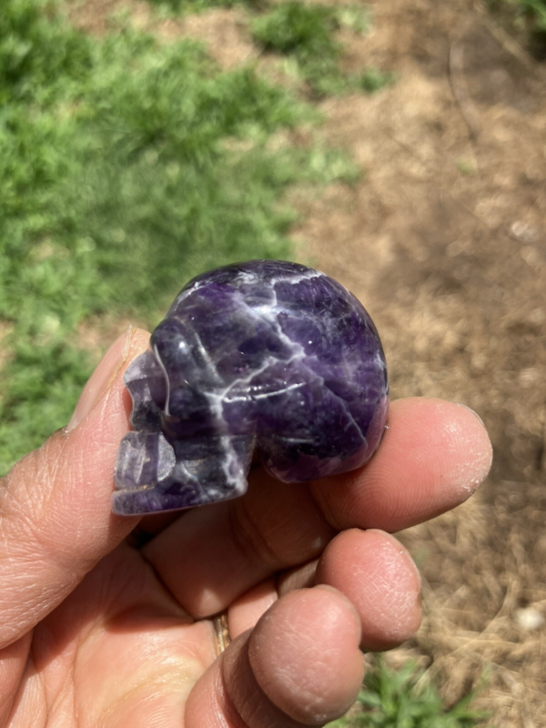 Amethyst Skull