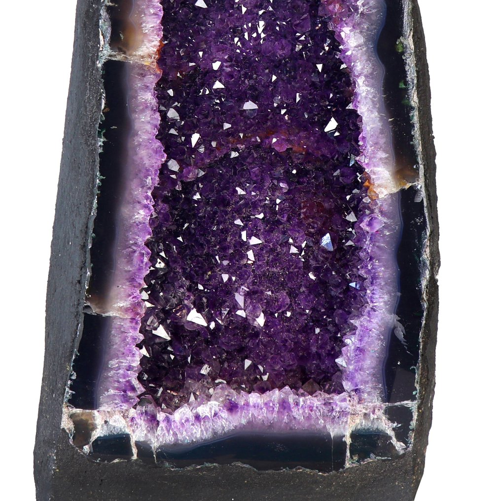 AAA Quality - Vivid Amethyst - 42x16x11 cm - Geode- 10 kg