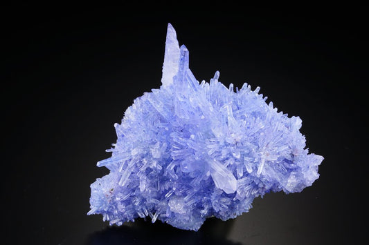 BLUE color QUARTZ cluster - intensive color and extra formation  - Height: 75 mm - Width: 66 mm- 60 g