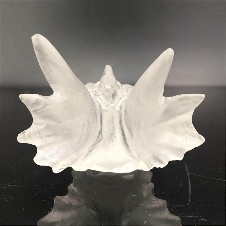 Hand Carved Clear melting stone Dragon Quartz Crystal Specimen,Reiki Healing 1PC