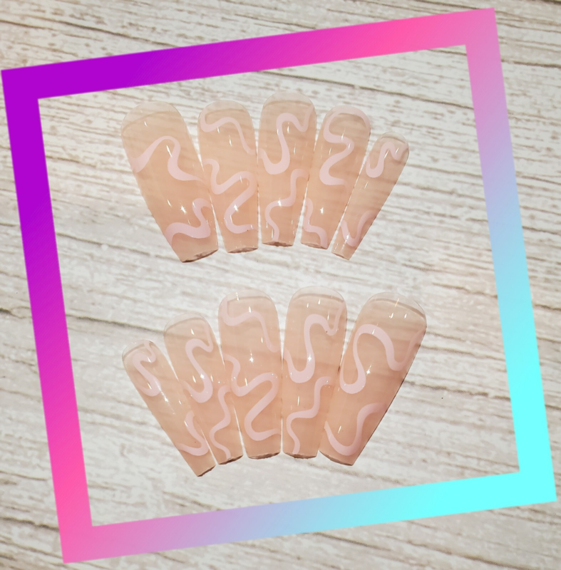 24 Piece Nail Art Press On Tips Fake Nail Tips False Nails Pick Your Style!