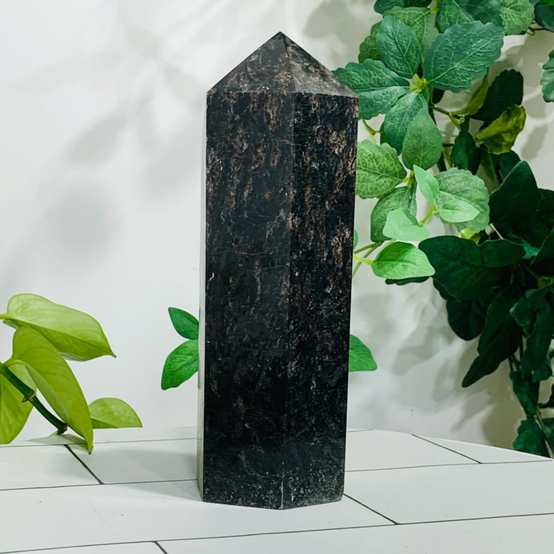 1758g Natural Firework Stone Quartz Obelisk Crystal Wand Point Tower Healing
