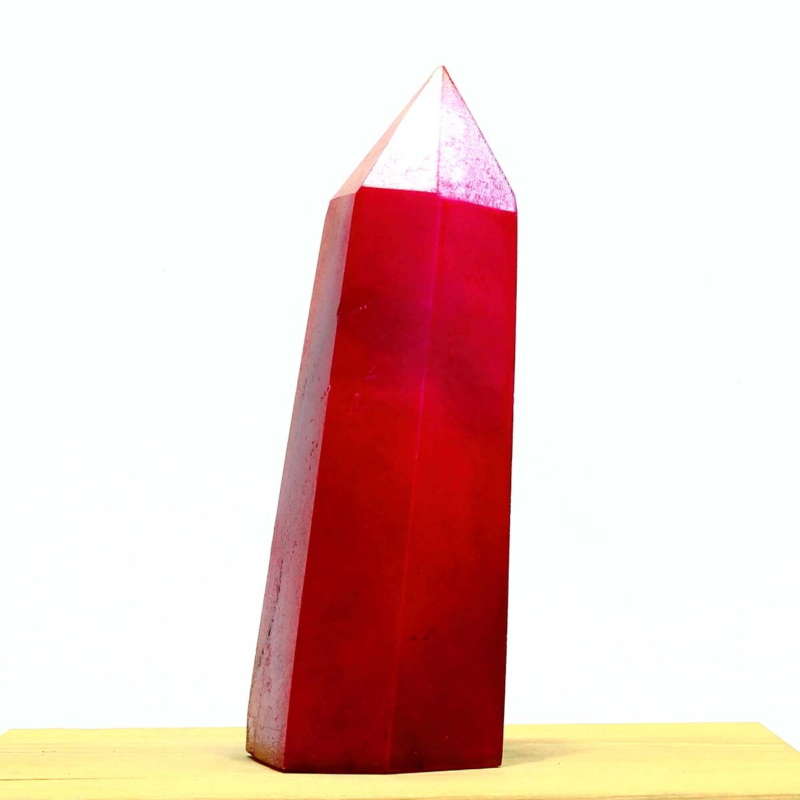 363g Electroplated Natural Crystal Quartz Tower Crystal Point rainbow Healing