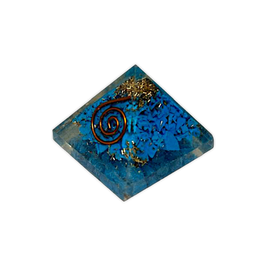 20-25MM Turqoise Crystal Small Pyramid Chakra Reiki Healing Meditation Orgonite