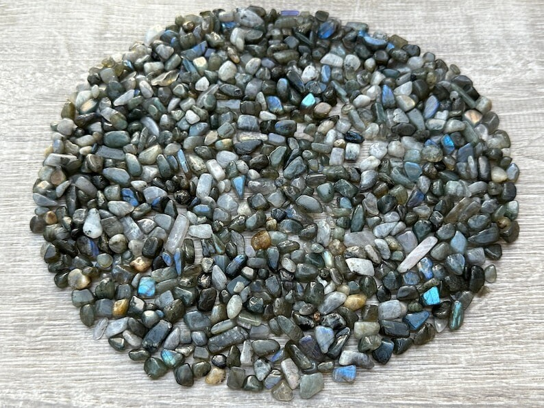 Grade A++ Semi Tumbled Gemstone Mini Chips 3 - 18 mm, Wholesale Bulk Lot