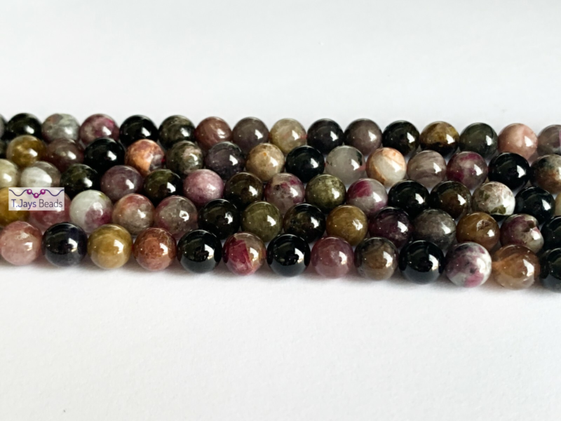 8mm Semi Precious Gemstone Rounds Beads for Jewellery Making (app. 46-50 beads)