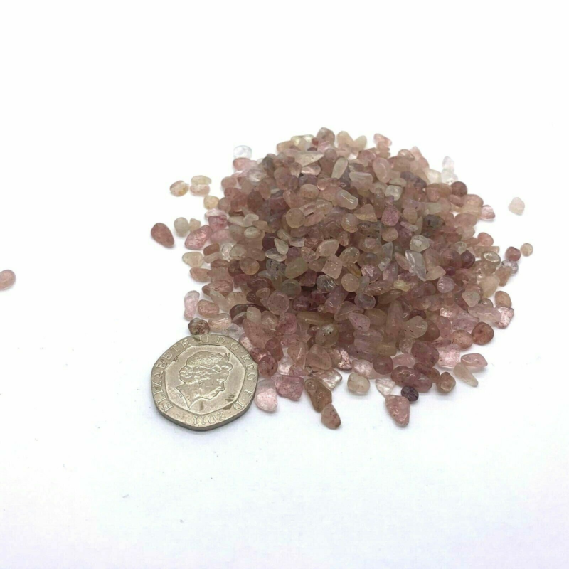 Mini Gemstones Chips Precious Polished Natural Healing Crystal Tiny 200 Pieces A