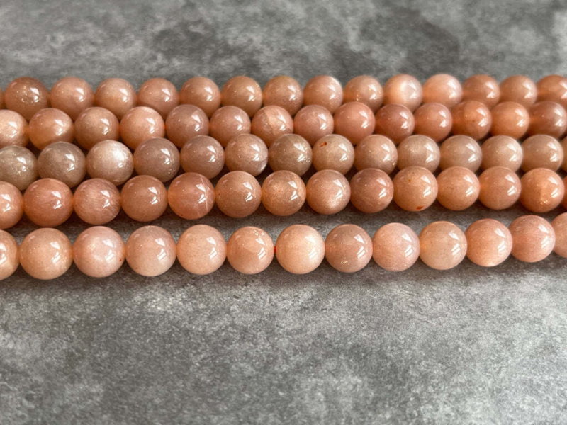 8mm Semi Precious Gemstone Rounds Beads for Jewellery Making (app. 46-50 beads)