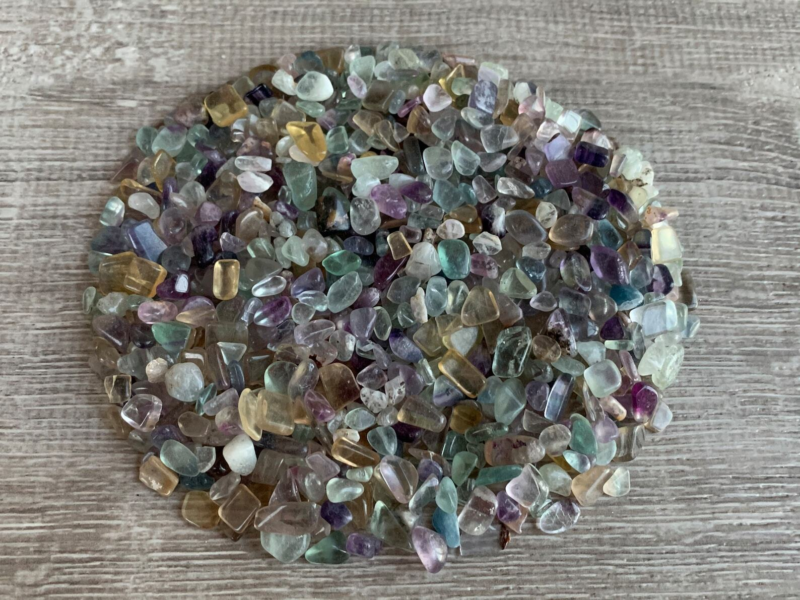 Grade A++ Semi Tumbled Gemstone Mini Chips 3 - 18 mm, Wholesale Bulk Lot