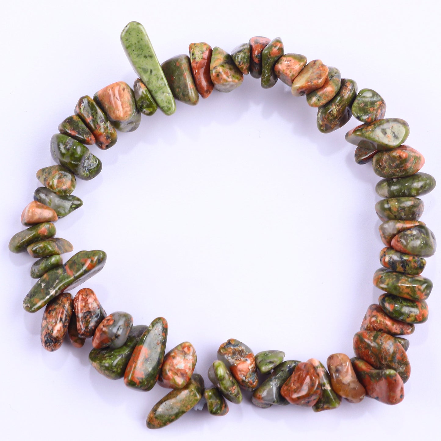 Natural Amethyst Pink Crystal Agate Gravel Bracelet Irregular Bracelet BohemianinsWind Elastic Bracelet