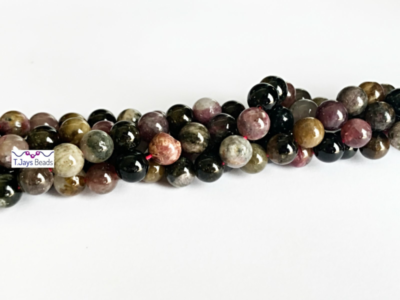 8mm Semi Precious Gemstone Rounds Beads for Jewellery Making (app. 46-50 beads)