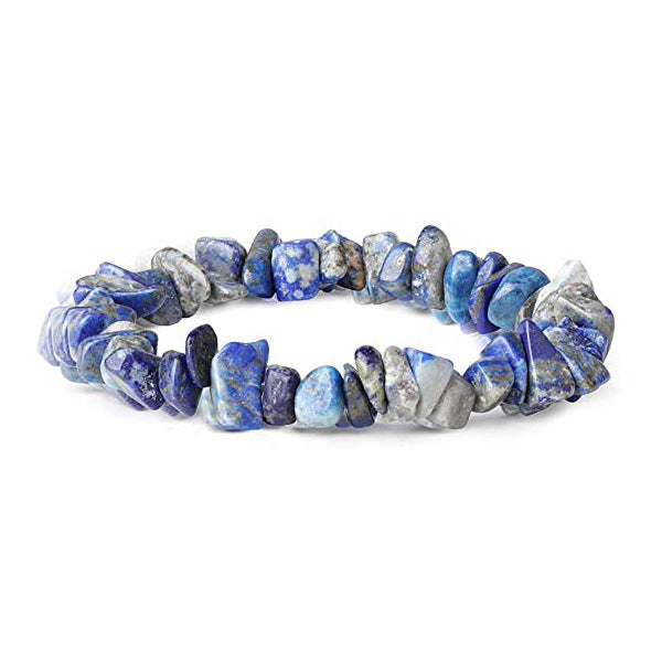 Colorful Natural Crystal Gravel Irregular Crystal Women's Bracelet