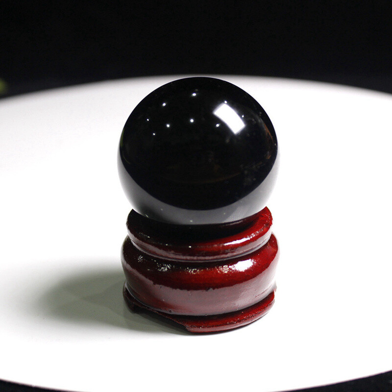 Natural Quartz Crystal Healing Gems Sphere Ball Energy Stone Reiki Decor + Stand