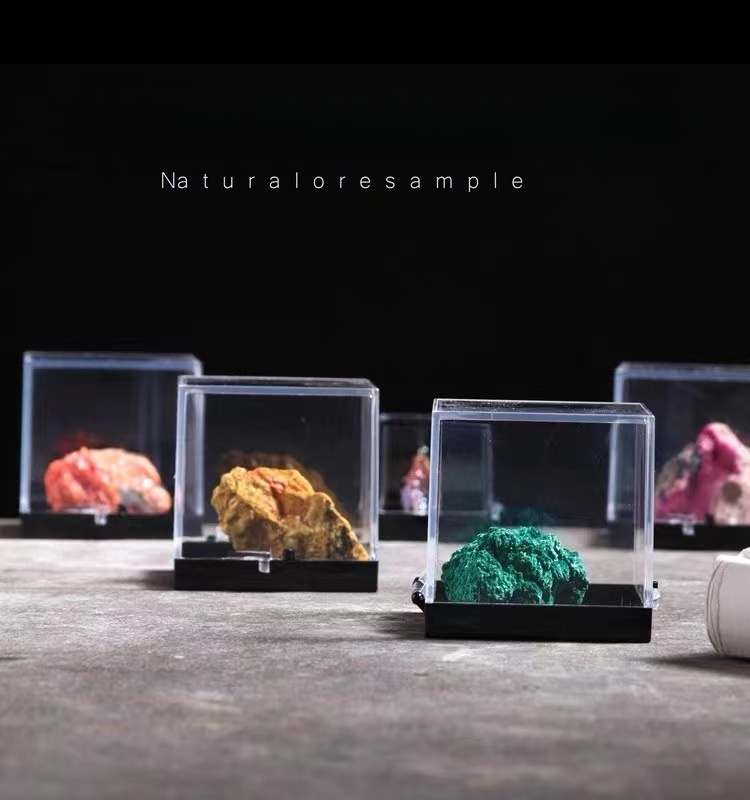 Natural ore  crystal  mineral raw stone geological science  specimen collections