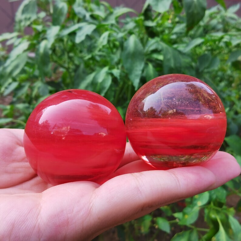 Melting stone Sphere smelting Quartz Heal Decoration Gifts Energy Crystals