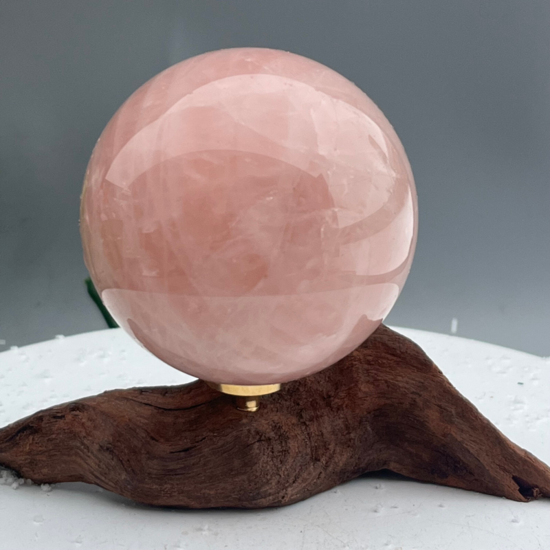 326g Natural powder crystal Ball Quartz Crystal Sphere Reiki Healing