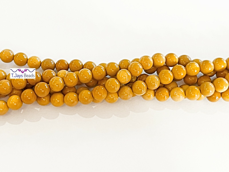 8mm Semi Precious Gemstone Rounds Beads for Jewellery Making (app. 46-50 beads)