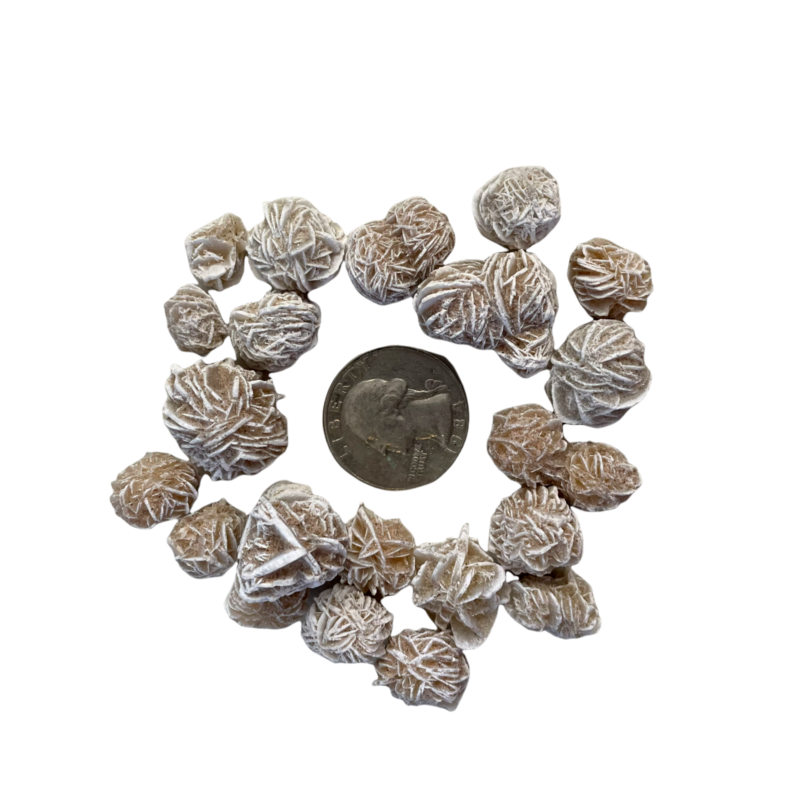 50g Mini Desert Rose Sand Selenite Gypsum Gemstone Crystal Rock Baryte Specimens