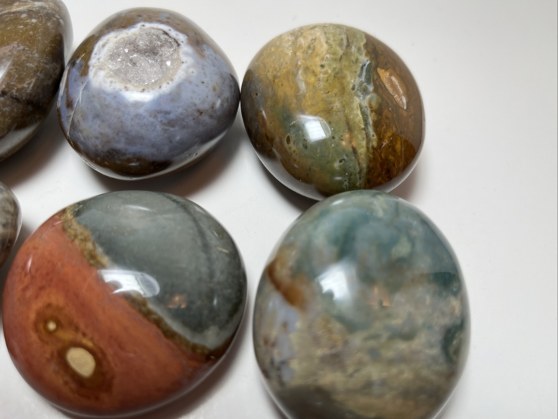 Palm Stones Lot/ Mixed Material