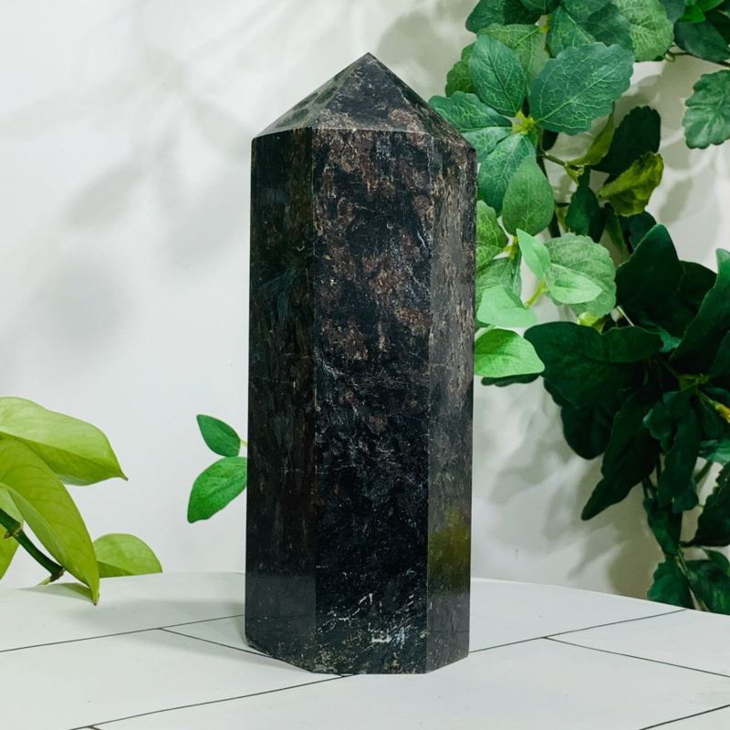 1758g Natural Firework Stone Quartz Obelisk Crystal Wand Point Tower Healing