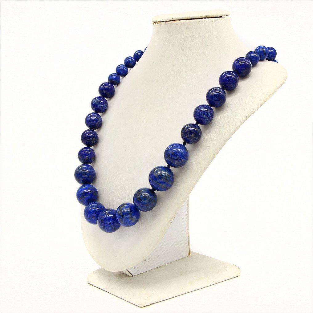 Lazurite - Lapis Lazuli Lapis Lazuli Necklace - 650×16×16 mm - 130 g