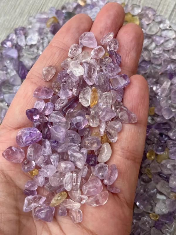 Grade A++ Semi Tumbled Gemstone Mini Chips 3 - 18 mm, Wholesale Bulk Lot