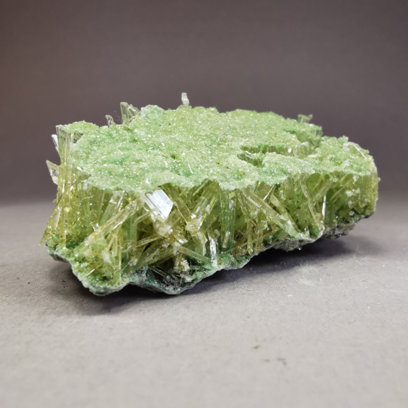 24.9 g RARE Gypsum var. Selenite w. Atacamite / Poland / Rough Crystal Specimen