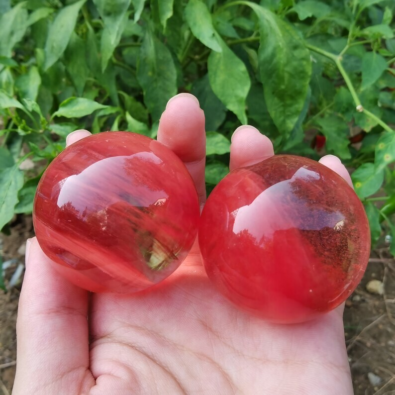 Melting stone Sphere smelting Quartz Heal Decoration Gifts Energy Crystals