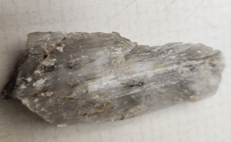 Lot 5:  Agate Slices, Small Fossil Nodule, Orthoceras Fossil, White gypsum Rocks