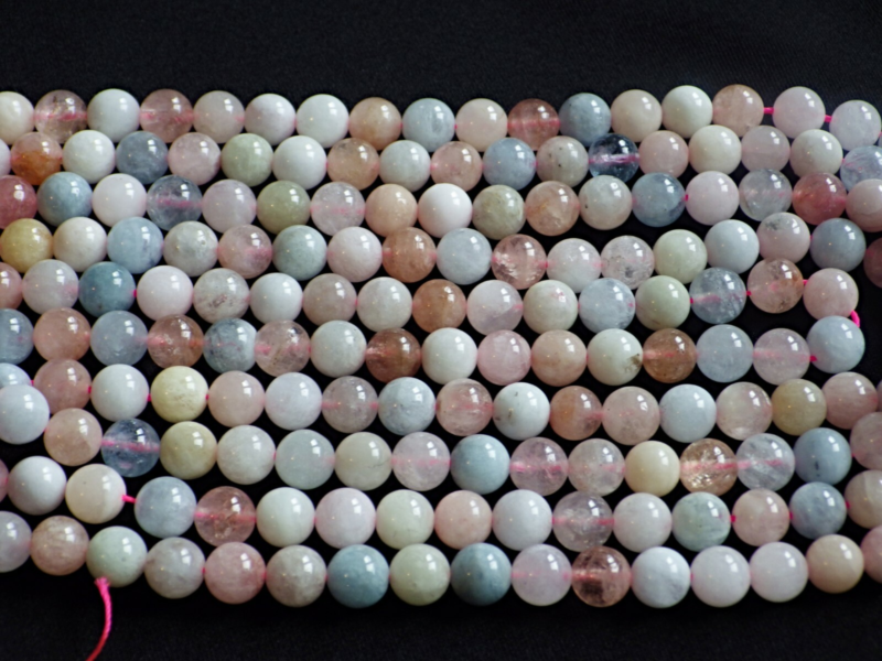 8mm Semi Precious Gemstone Rounds Beads for Jewellery Making (app. 46-50 beads)